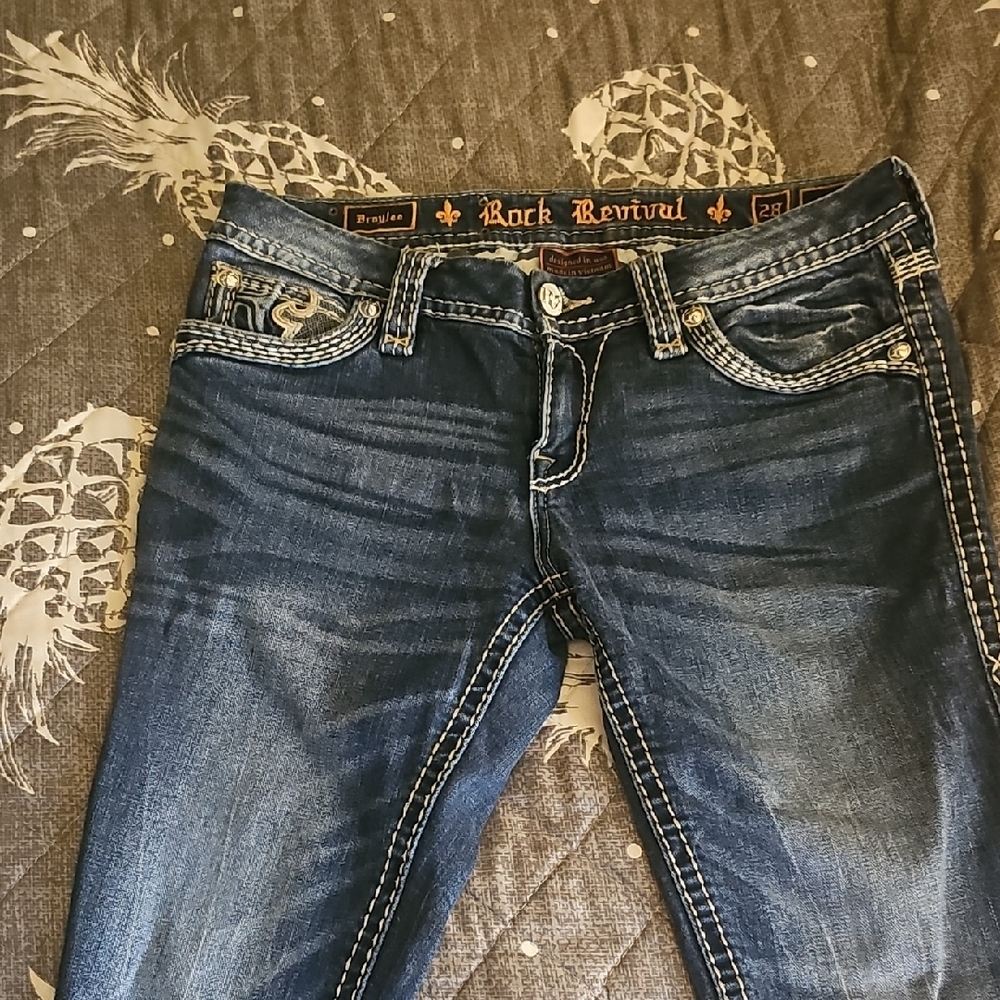 Rock Revival Blue Skinny Jeans